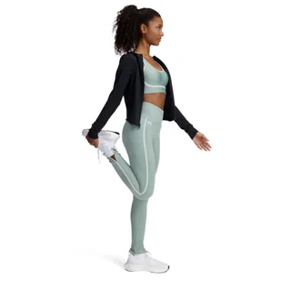 Damskie legginsy treningowe Under Armour Motion Piped Legging - zielone - Legginsy - miniaturka - grafika 1
