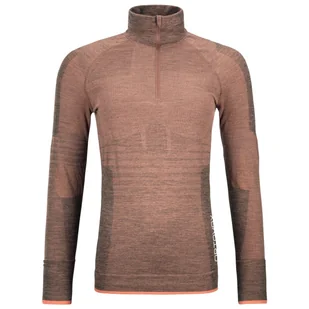 Damska koszulka Ortovox 230 Competition Zip Neck W Rozmiar: M / Kolor: pomarańczowy - Koszulki sportowe damskie - miniaturka - grafika 1