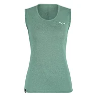 Koszulki i topy damskie - Salewa damski Pedroc Hybrid 2 Dry W Tank Tank Tops, Green Mel, 38/32 - miniaturka - grafika 1