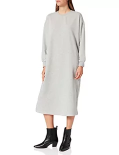 ONLY Damska sukienka Onladele Life L/S Dress SWT, jasnoszary melanżowy, S - Sukienki - miniaturka - grafika 1