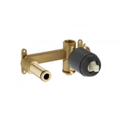 Baterie podtynkowe - ROCA A5252206NB CALA Element do montażu baterii umywalkowej podtynkowej, czarny mat - miniaturka - grafika 1