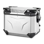 Kufry i sakwy motocyklowe - Kufer Boczny Givi Trekker Outback EVO Anodyzowane Aluminum - miniaturka - grafika 1