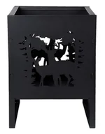 Paleniska ogrodowe - Stalowe palenisko z motywem jeleni F8-Z54 - miniaturka - grafika 1