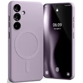 Etui i futerały do telefonów - Etui MERCURY Semi-Silicone MagSafe do Samsung Galaxy S25+ Liliowy - miniaturka - grafika 1