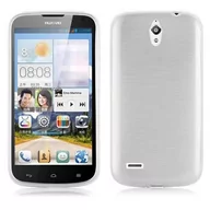 Etui i futerały do telefonów - Cadorabo cador Abo  silikon TPU etui ochronne do Huawei Ascend G610 etui Case Cover w ze stali nierdzewnej o wyglądzie szczotkowanej (Brushed), srebro DE-105011 - miniaturka - grafika 1