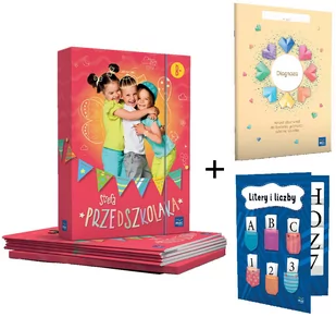 Pakiet: Strefa przedszkolaka. Poziom B+ / Arkusz obserwacji do badania gotowości szkolnej dziecka / Diagnoza i Klaser. Litery i liczby - Edukacja przedszkolna Pakiet: Strefa przedszkolaka. Poziom B+ / Arkusz obserwacji do badania gotowości szkolnej dziecka / Diagnoza i Klaser. Litery i liczby - Edukacja przedszkolna - miniaturka - grafika 1