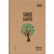 Kalendarze - Herlitz Kalendarz Ksiaz A5 oprawa twarda Her Eco Drzewo - miniaturka - grafika 1