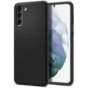 Etui i futerały do telefonów - Spigen LIQUID AIR GALAXY S21+ PLUS MATTE BLACK ACS02386 - miniaturka - grafika 1