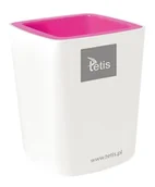 Przyborniki na biurko - pojemnik na długopisy różowy bv405-r - miniaturka - grafika 1