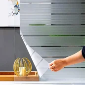 Okleiny - Odporna na zarysowania folia okienna - 45x200 cm - Folia elektrostatyczna do okien zaciemniających - miniaturka - grafika 1