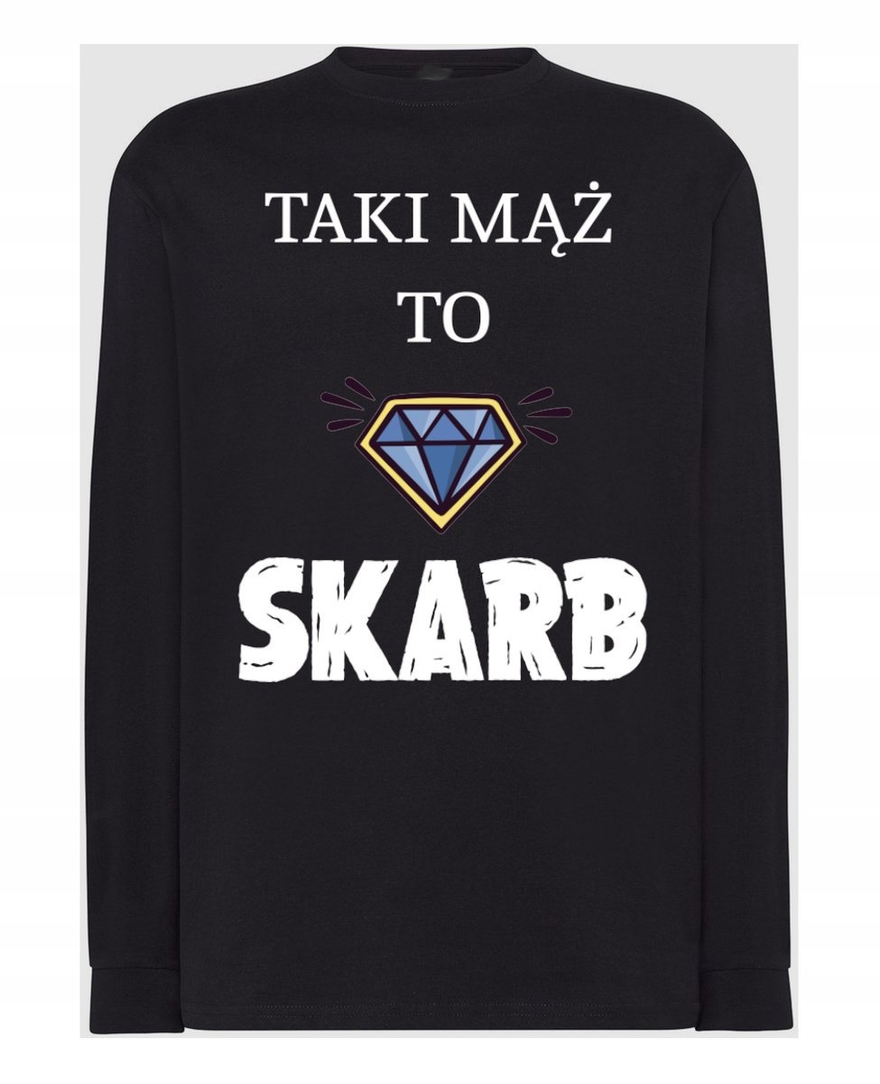 Longsleeve Prezent Dla Męża Walentynki r.XS