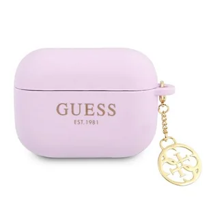 GUESS Guess etui do Airpods Pro GUAPLSC4EU fioletowe Logo 4G Charm 8_2281669 - Akcesoria do słuchawek - miniaturka - grafika 1