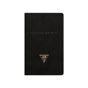 Zeszyt Clairefontaine Flying Spirit A7, linie, czarny - Zeszyty szkolne - miniaturka - grafika 1