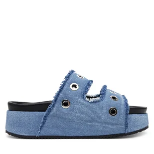 Klapki Inuikii Jeans Studos 70103-150 506 Granatowy - Klapki i japonki damskie - miniaturka - grafika 1