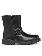 Buty dla dziewczynek - Geox Kozaki J Shaylax Girl J46EXB 00085 C9999 S Czarny - miniaturka - grafika 1