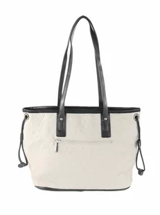 Torbka damska David Jones 6733-4 beżowa - Torebki damskie - miniaturka - grafika 1