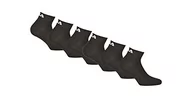 Skarpetki damskie - Fila F9300/6 Quarter Plain Skarpety 39/42, 200 Czarne, Unisex-Dorośli, 200 Czarny, Size 39/42 - miniaturka - grafika 1
