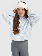 Bluzy dla dziewczynek - 4F Polar oversize z nadrukiem dziewczęcy - multikolor 164 (13-14 lat) - miniaturka - grafika 1