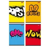 Zeszyty szkolne - St. Majewski Zeszyt A5/60K kratka Street Art (10szt) - miniaturka - grafika 1