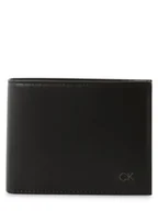 Portfele - Calvin Klein - Portfel męski ze skóry, czarny - miniaturka - grafika 1