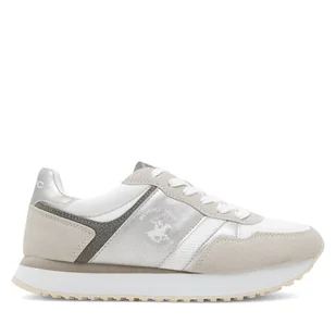 Sneakersy Beverly Hills Polo Club W-SS24-3C022 Beżowy - Sneakersy damskie - miniaturka - grafika 1