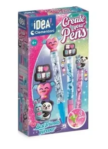 Mini fabryka długopisów Najlepsi przyjaciele - Clementoni - Zabawki kreatywne - miniaturka - grafika 1