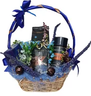 Zestawy upominkowe - Poczta Upominkowa, kosz prezentowy Kawowy - miniaturka - grafika 1