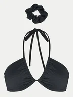 Bielizna sportowa damska - Calvin Klein Swimwear Góra od bikini KW0KW02726 Czarny - miniaturka - grafika 1