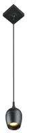 Lampy sufitowe - Preston IP44 lampa wisząca 1-punktowa czarna 09437/01/30 - miniaturka - grafika 1
