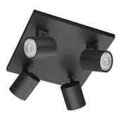 Lampy sufitowe - Oprawa sufitowa PHILIPS Runner 929003205001 Czarny - miniaturka - grafika 1