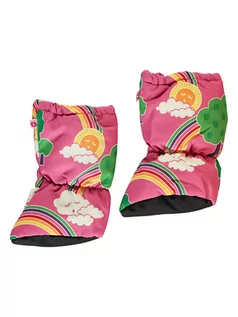 Buciki dla niemowląt - Småfolk Zimowe buty w kolorze różowym do raczkowania - grafika 1