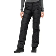 Spodnie sportowe damskie - Damskie spodnie puchowe Jack Wolfskin ATMOSPHERE PANTS W black - XS - miniaturka - grafika 1