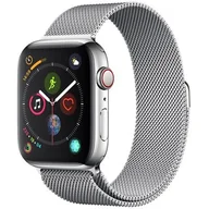 Akcesoria do zegarków - DEVIA Pasek Elegant Milanese do Apple Watch 44mm/ 42mm silver - miniaturka - grafika 1
