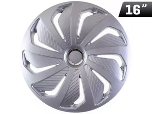 VERSACO S R O Kołpak wind rc 16" srebrmy z ringiem chrom AMI-10688 - Kołpaki samochodowe - miniaturka - grafika 1