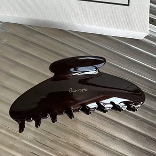 TEMU 1 szt. Melardowa Spinka do Włosów w Kolorze Czekoladowym Brązie, Duży Rozmiar, Modna i Prosta, Idealna na Codzienne Użytkowanie i Fryzury na - Ozdoby do włosów - miniaturka - grafika 1