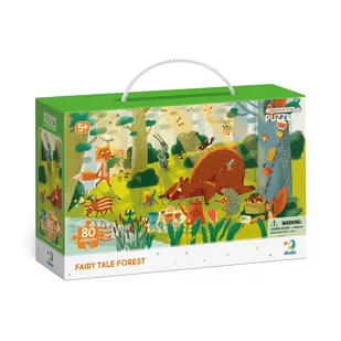 DoDo Puzzle obserwacyjne 80 Bajkowy las - Dodo - Puzzle - miniaturka - grafika 2