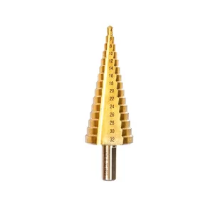 HSS Wiertło Stopniowe Metalu 4-32mm Tytan C9262 - Wiertła - miniaturka - grafika 1
