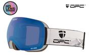 Gogle narciarskie - Gogle ADVANCED CHAMONIX HD Matt Gray/ Blue REVO - miniaturka - grafika 1