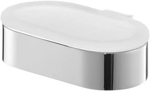 Bisk FUTURA SILVER mydelniczka CHROM 02982 - Mydelniczki i dozowniki mydła - miniaturka - grafika 2