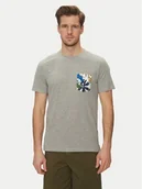 Koszulki męskie - Blend T-Shirt 20718297 Szary Regular Fit - miniaturka - grafika 1