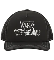 Czapki i chusty sportowe męskie - Czapka z daszkiem dziecięca VANS POP Trucker Black VN000Q1CBLK1 - miniaturka - grafika 1