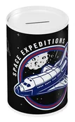 Skarbonki - Metalowa skarbonka NASA 15 x 10 cm 486028 - miniaturka - grafika 1