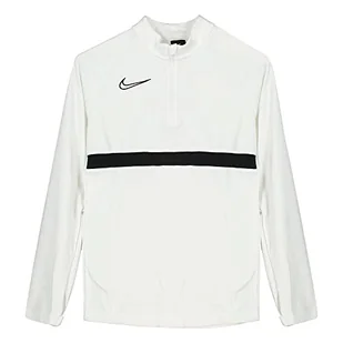 Nike Unisex dzieci Acd21 Dril Top Y Nk Dry Acd21 wiertło górne Biały/czarny/czarny 7-8 Years CW6112-100 - Koszulki i topy damskie - miniaturka - grafika 1