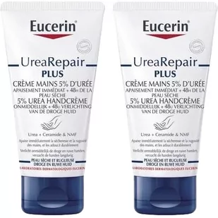Zestaw krem do rąk Eucerin Urea Repair PLus Hand Cream 2x75 ml (4005800230011) - Kremy i maski do rąk - miniaturka - grafika 1