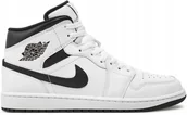 Buty sportowe męskie - Buty Męskie Wysokie Miękkie Koszykarskie Białe Nike Jordan Air 1 R. 44,5 - miniaturka - grafika 1
