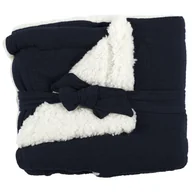 Koce i narzuty dla dzieci - Kocyk dla niemowląt 100x70 cm niebieski - miniaturka - grafika 1