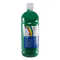 Przybory szkolne - Milan Farba tempera butelka 1000 ml zielona - miniaturka - grafika 1
