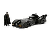 Samochody i pojazdy dla dzieci - JADA 1989 BATMAN BATMOBILE + FIGURKA 1:24 253215002 - miniaturka - grafika 1