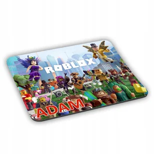 PODKŁADKA POD MYSZ Roblox Man Face + IMIĘ Prezent - Podkładki pod mysz - miniaturka - grafika 1