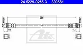 Przewody hamulcowe - Przewód hamulcowy elastyczny ATE 24.5229-0255.3 - miniaturka - grafika 1